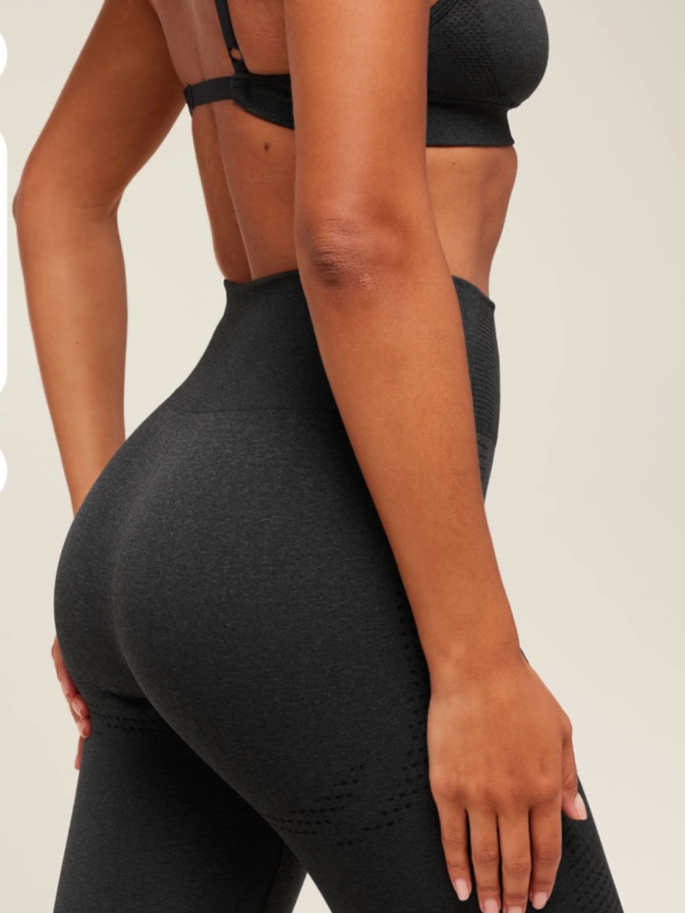 Gymshark Vital Seamless 2.0 Leggings Black Marl XS - Picture 4 of 7